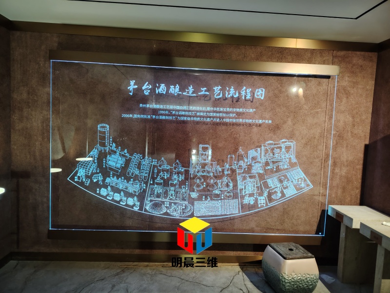 激光內雕玻璃:點亮展廳的品牌之光